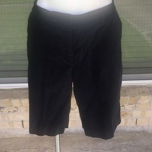 Flat-Front Knee Shorts